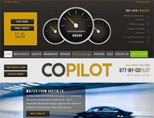 Tablet Screenshot of copilotcard.com